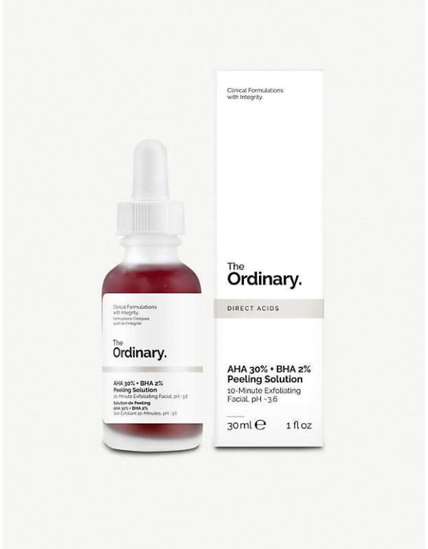 سرم پیلینگ اوردینری لایه بردار قوی (30mL) The Ordinary AHA 30% + BHA 2% Peeling Solution - Image 1