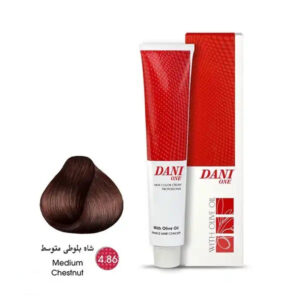 رنگ مو شاه بلوطی متوسط شماره 4.86 حجم 100 میل