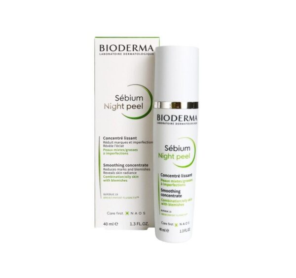 کرم سبیوم نایت پیل بایودرما - Bioderma Sebium Night Peel 40 Ml - Image 1