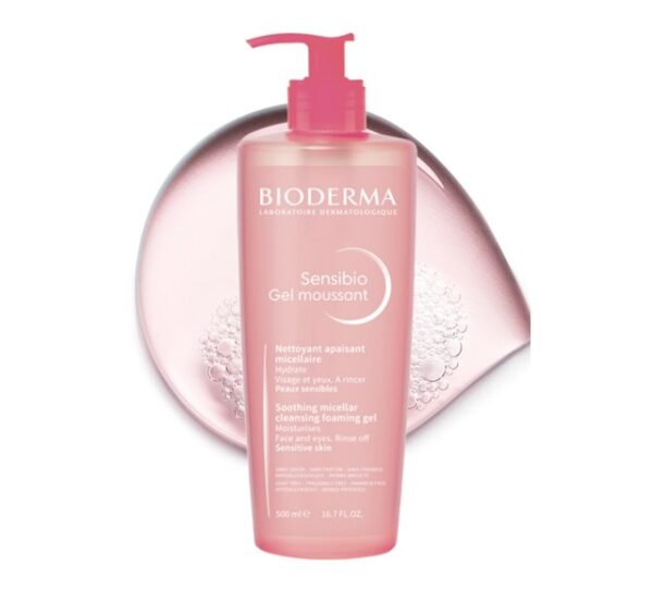 فومینگ ژل شستشو سنسبیو موسانت بایودرما - Bioderma Sensibio Foaming Gel 500 ml - Image 1