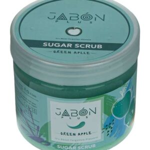 اسکراب شکری لایه بردار پوست ژبن پلاس مدل Green Apple وزن 450 گرم
