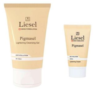 ژل روشن کننده لایسل مدل Pigmasel حجم 150 میلی لیتر به همراه کرم روشن کننده لایسل حجم 30 میلی لیتر