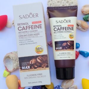فوم شستشوی صورت چندگانه ضد پیری کافئین رتینول سادور, SADOER, فوم قهوه سادور - فوم شستشوی صورت چندگانه ضد پیری کافئین رتینول سادور