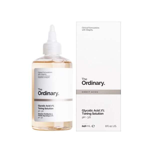 تونر گلیکولیک اسید اوردینری لایه بردار و روشن کننده The Ordinary Glycolic Acid 7% Toning Solution 240ml - Image 1