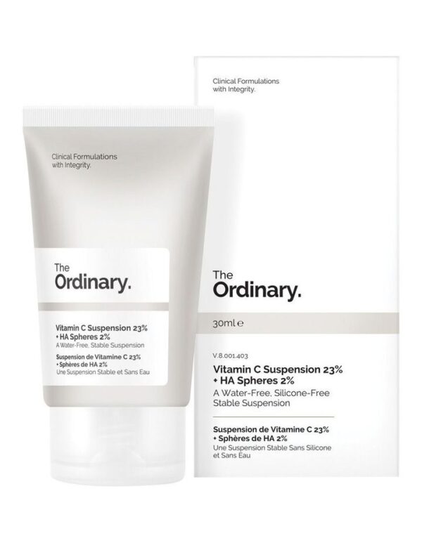 کرم ویتامین سی ۲۳% + هیالورونیک اسید ۲% اوردینری The Ordinary Vitamin C Suspension 23% + HA Spheres 2% - Image 1