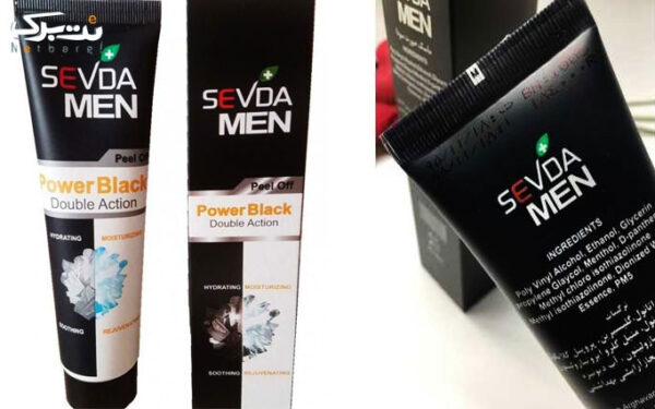 ماسک ذغال و یخ 100 میل سودا ا sevda power black face mask - Image 3
