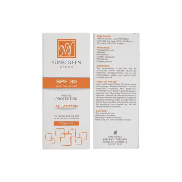 کرم ضد آفتاب فیزیکال SPF30 مای - Image 3